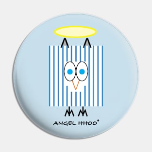 Angel Hhoo Blue Pin