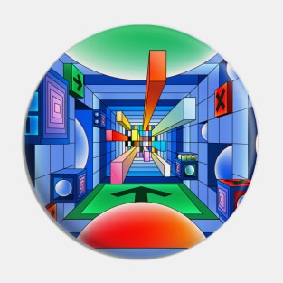 dynamic abstract 3d Pin