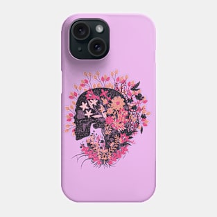 Blooming Skull Phone Case