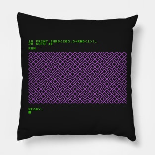 C64 maze generator Pillow