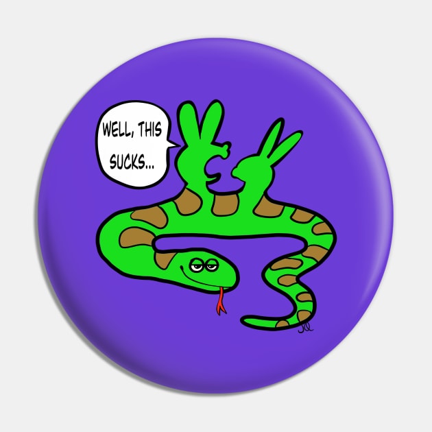 Well this sucks rabbit snake Pin by wolfmanjaq