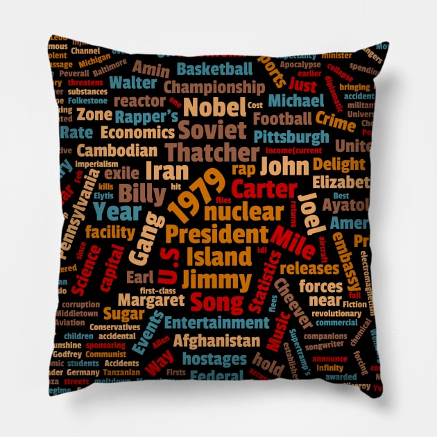 In the year 1979 Pillow by All About Nerds