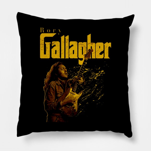 Rory Gallagher Pillow by Nana On Here