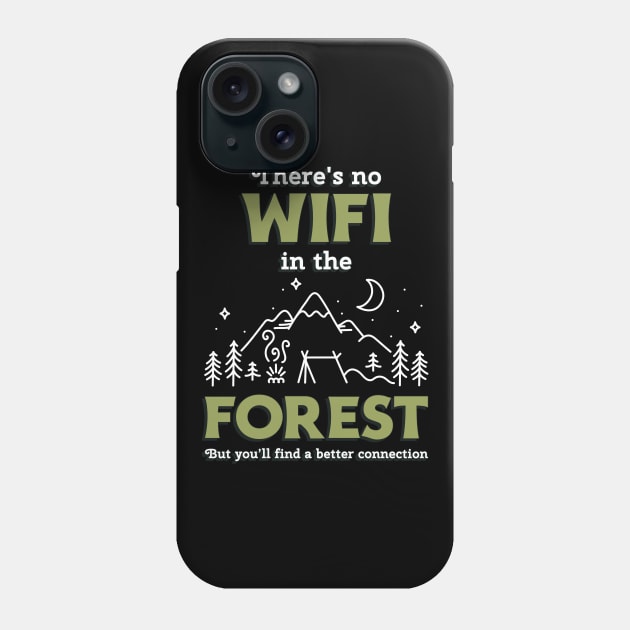 Go Outdoors Camp Camping Hiking Explore Outdoorsman Phone Case by Tip Top Tee's