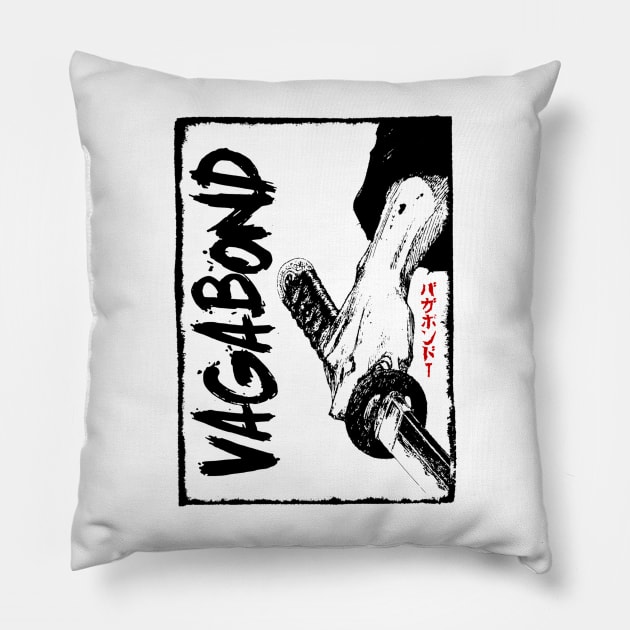 VAGABOND-MUSASHI Pillow by Rules of the mind