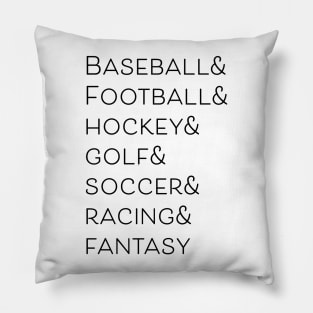 Sports & Pillow