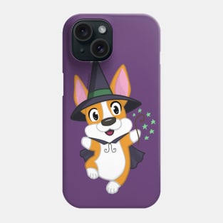 Simple Corgi Witch Phone Case