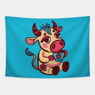 Coffee Cow Tapestry