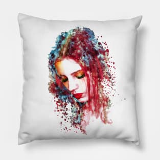 Sad Woman Pillow