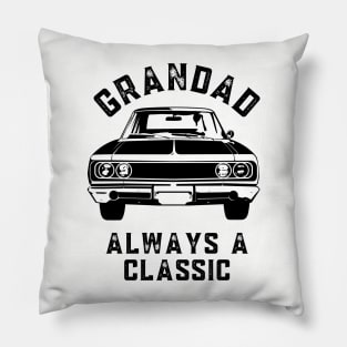 Grandad who loves cars tshirt print gift Pillow