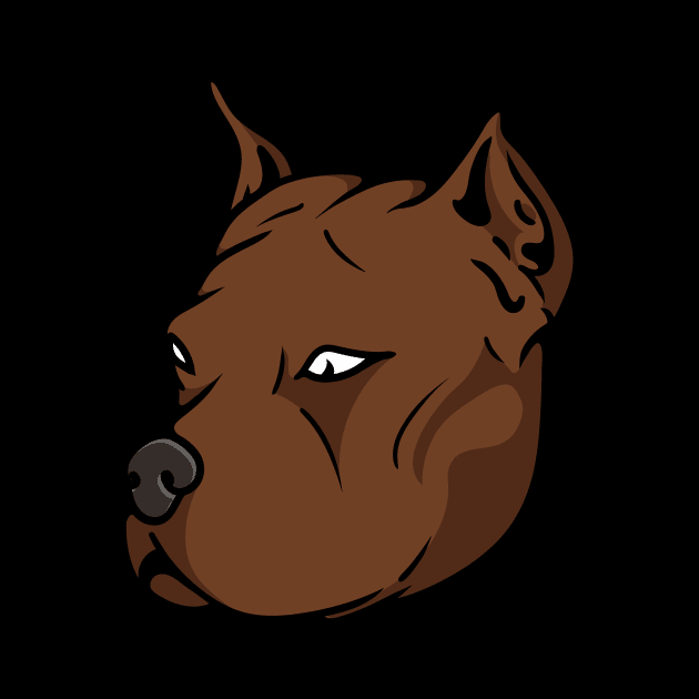 Brown pitbul by Starkey Store