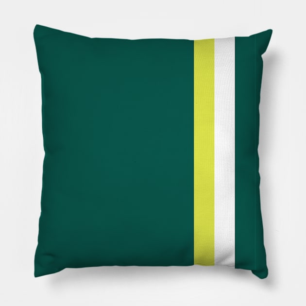 Aston Martin Racing Stripes Pillow by GreazyL