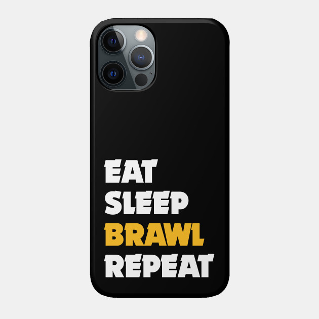 Eat Sleep Brawl Repeat Ver 2 Brawl Stars Hulle Teepublic De - brawl stars handy hüllen samsung galaxy s7