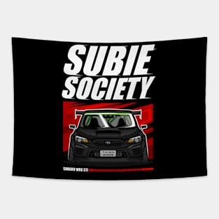 SUBARU WRX STI -RED Tapestry