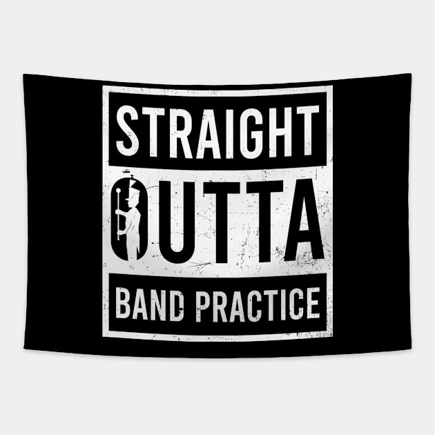 Marching Band Uniform Shirt | Straight Outta Band Practice Tapestry by Gawkclothing