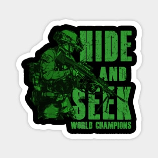 Hide and Seek World Champion Magnet