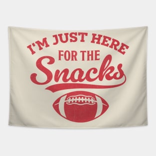I'm Just Here For The Snacks Tapestry
