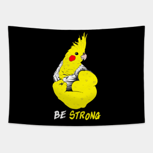 gym fitness bird motivation Tapestry