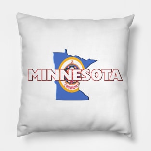 Minnesota Colored State Pillow