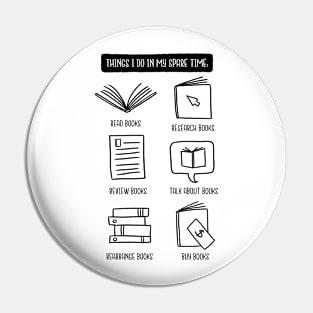 Books Lover Pin