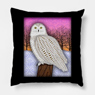 Snowy Owl Pillow