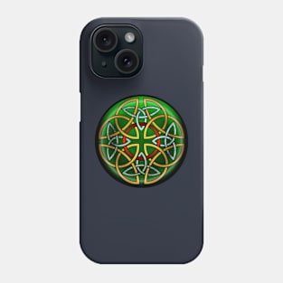 April Shield - 8 Triquetras with interlocking ring Phone Case