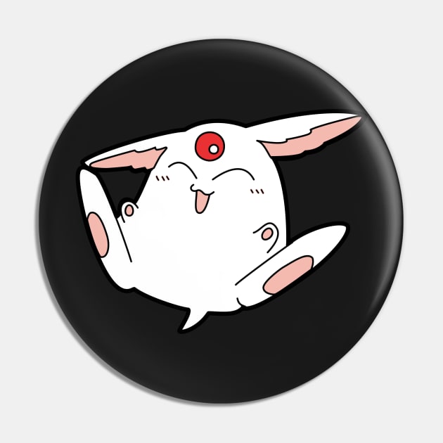 White Mokona Pin by JamesCMarshall