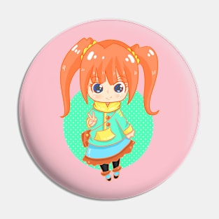 cute funny little girl cartoon Pin