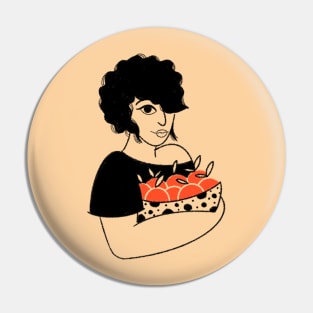 Oranges Pin