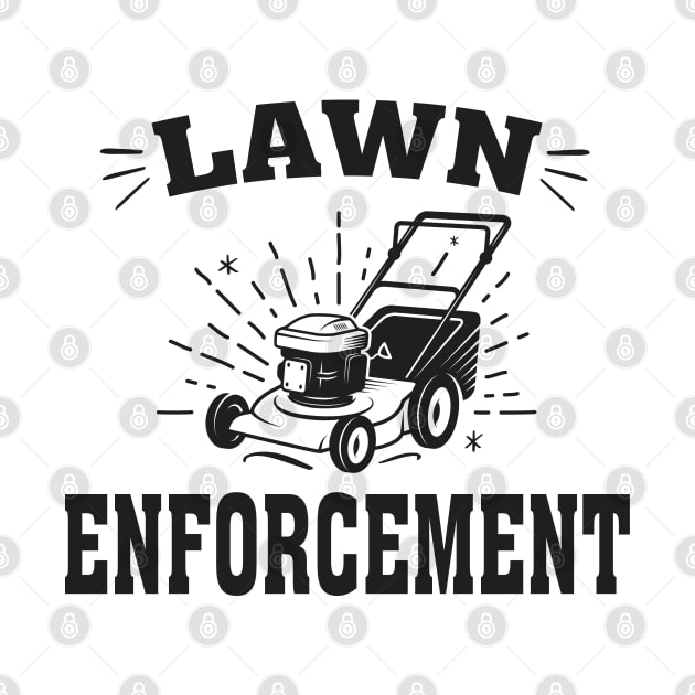 Gardening Lawn Enforcement Gardener Dad and Mom by Quote'x