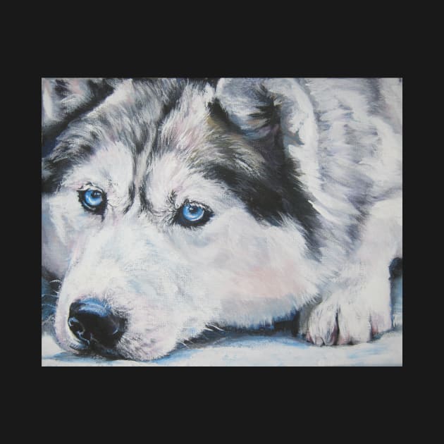 Siberian Husky Fine Art Painting by LASHEPARD