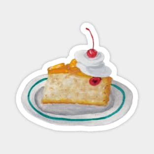 Pineapple Upside Down Cake Magnet