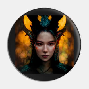 Forest Dragon Queen Pin