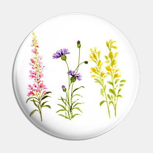 Wildflowers Pin