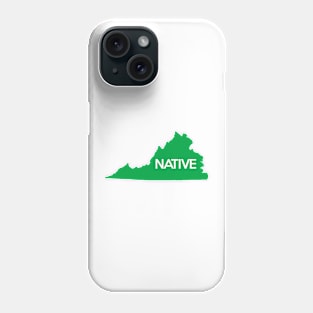 Virginia Native VA Green Phone Case