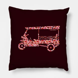 Tuk-Tuk Full of Love Pillow