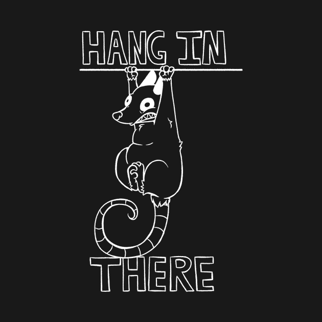 Hang in There (White) by Colourfulplague