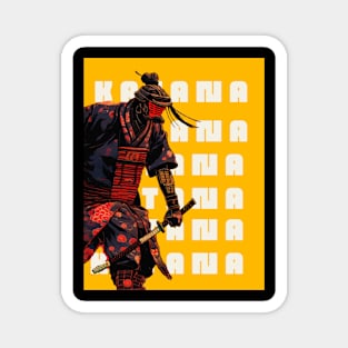 katana samurai Magnet