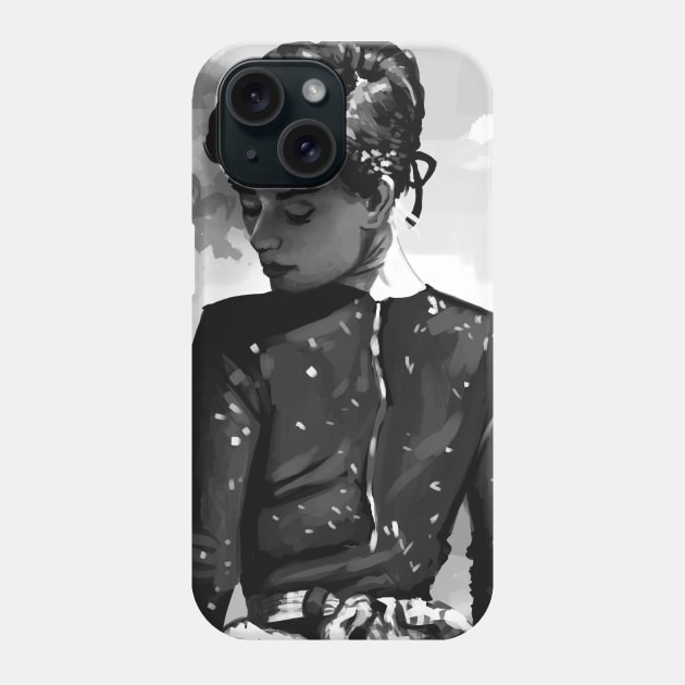 Audrey Hepburn Phone Case by njonestees