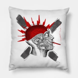 gothic smoking dont care vibes Pillow