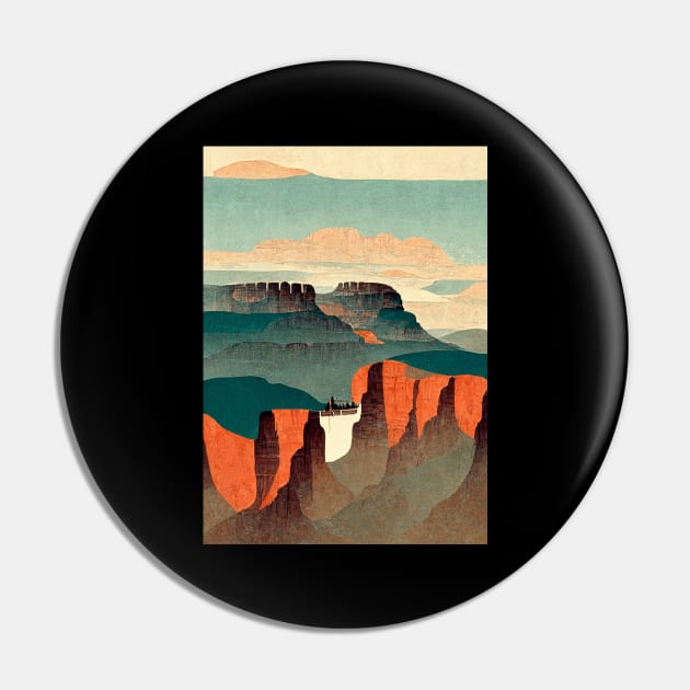 Grand Canyon Pin by deificusArt