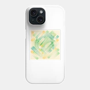 Green pattern paint abstract nature Phone Case