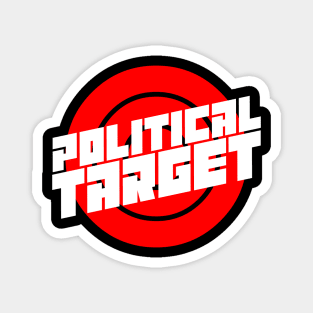 Political Target Red Magnet