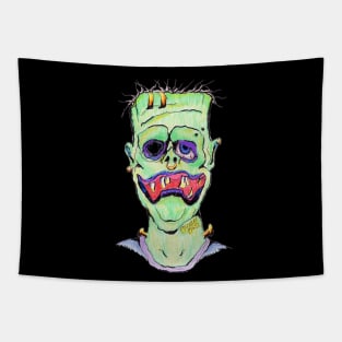 Frankenpunk - Frankenstein's Monster is a Punk Rocker Tapestry