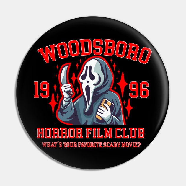 Woodsboro Scream Scary Movie Pin by EnchantedApparel