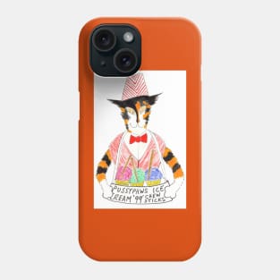 Ice Cream Selling Cat Phone Case