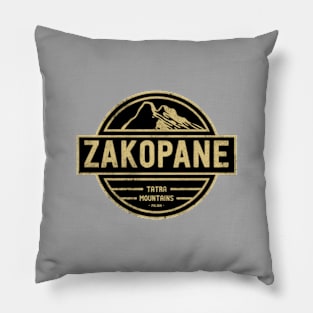 Zakopane Tatra Mountains Pillow