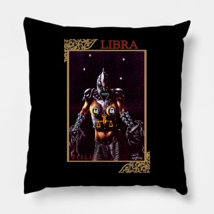 Zodiac Knights - libra Pillow