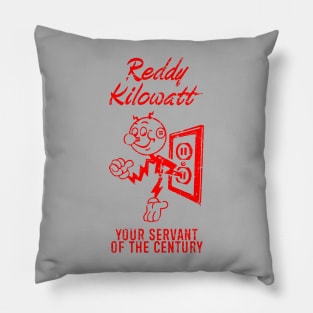 Reddy Kilowatt - Vintage Red Pillow