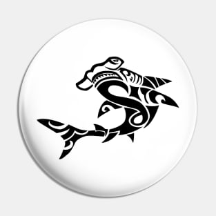 Tribal Hammerhead Pin